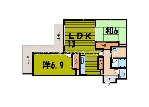 レジオン四条西洞院 間取り図