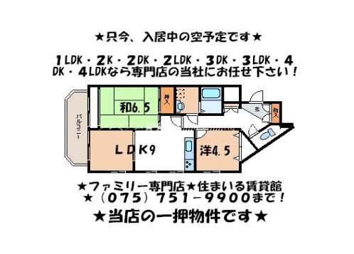 ライオンズマンション岡崎第二 間取り図