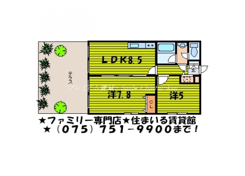 元土御門 間取り図