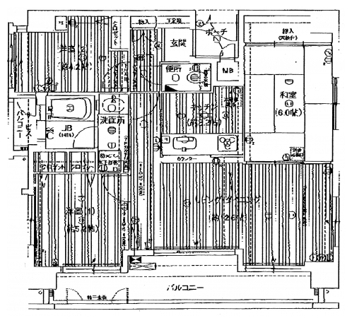 プレサンス京都四条烏丸 間取り図