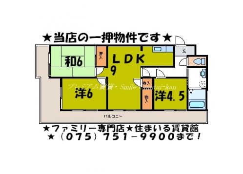 フィオレンテ岩倉 間取り図