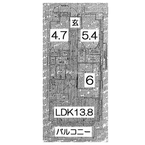 エスリード修学院 間取り図