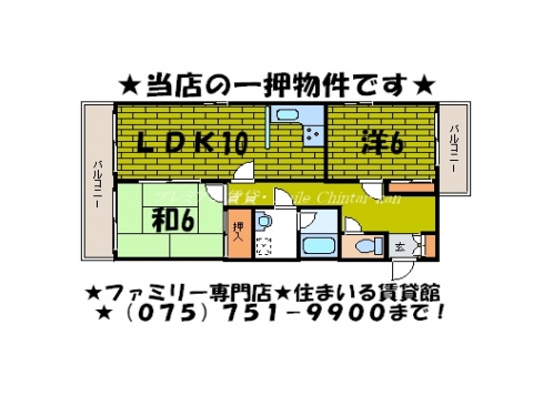ウイステリア白川 間取り図