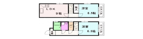 ドーリア北野東 間取り図