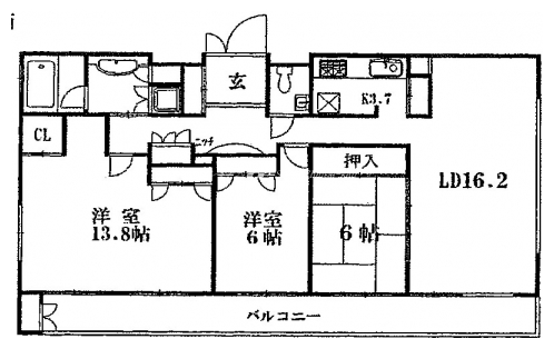 サンクタス西洞院ルーセント 間取り図