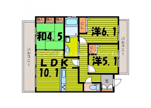 南禅寺東山 間取り図