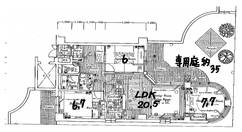 デリードヴィンテージ御所西 間取り図