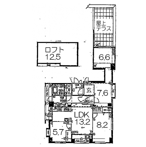 サイセリア西小路 間取り図
