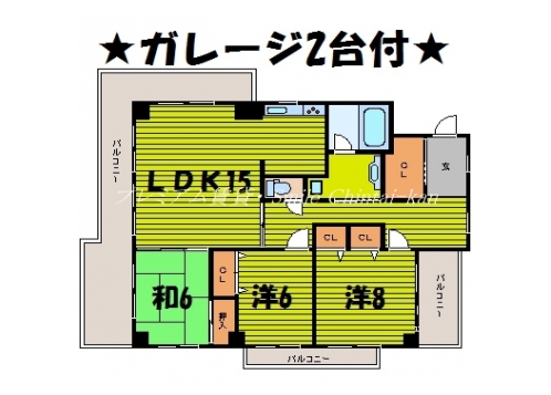コンチネンタルヒロ 間取り図