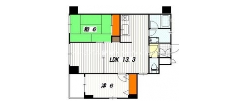 シンフォニー北野東 間取り図
