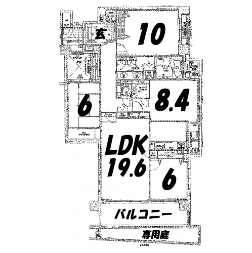 エスリード太秦三条天神川 間取り図