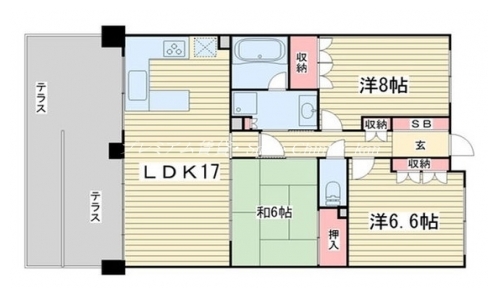 ネバーランド京都下鴨東 間取り図