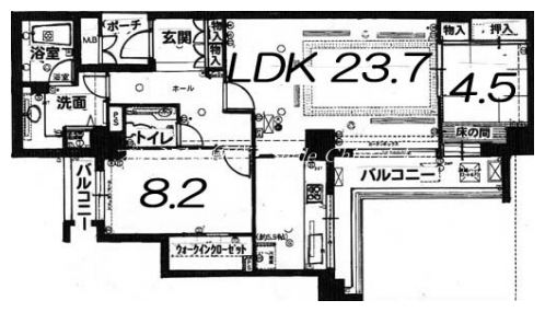 グレーシィ京都東山 間取り図