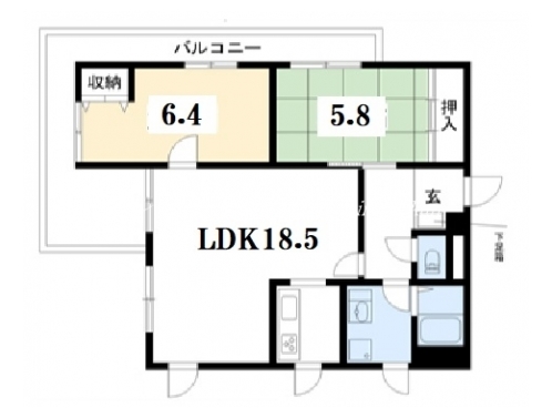 ヴィラ惣門 間取り図