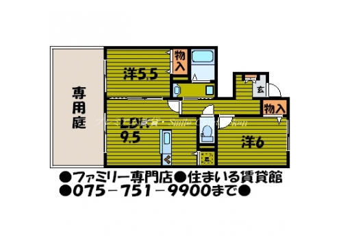 パークアベニュー北山 間取り図