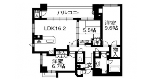 グランシティオ京都東山八坂通り 間取り図