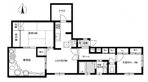 ヴィヨーム京都御所東 間取り図