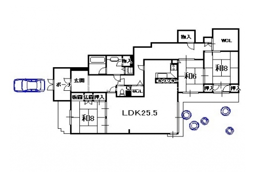 ヴェルエール松屋 間取り図