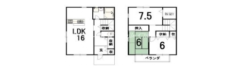 クレストしもがも 間取り図