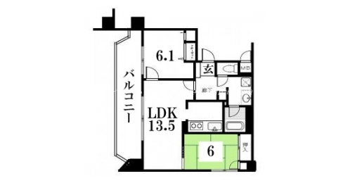 メロディハイム堺町 間取り図