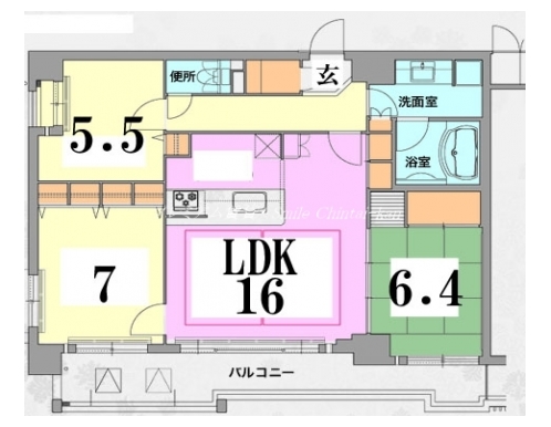 プレサンス祇園宮川町 間取り図