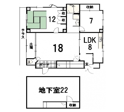 プラッツ御影 間取り図