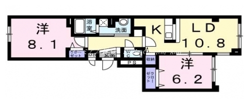 ユキハイム 間取り図