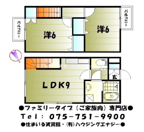 ラ・クレールＫ 間取り図