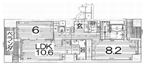 リーガル京都四条烏丸 間取り図