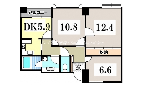 ノースコート 間取り図