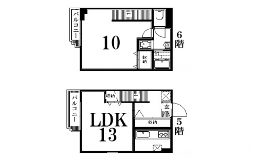 シェルクレール北山 間取り図
