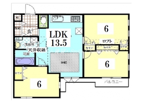 グリーンヒル下鴨本通 間取り図