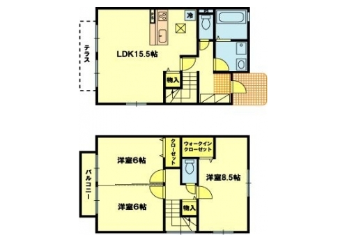 クエフプリュス 間取り図