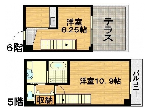 プログレスふなはし 間取り図