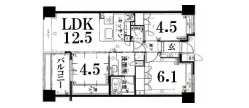 サンクタス四条室町 間取り図
