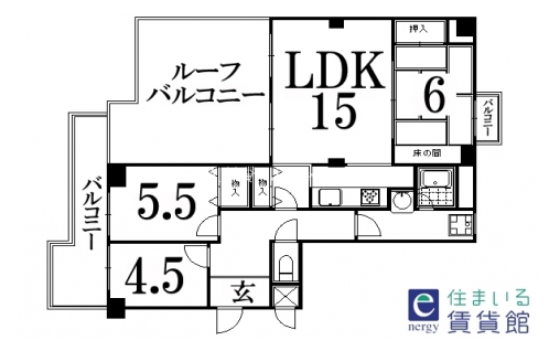 ロワイヤル室町 間取り図