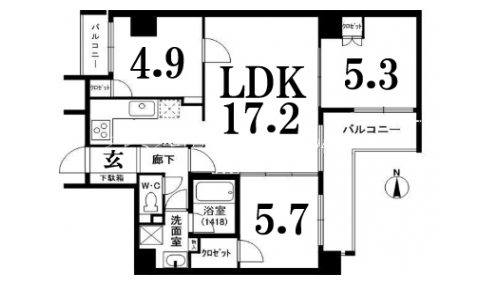 シオン 間取り図