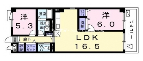 KBメゾンロータス 間取り図