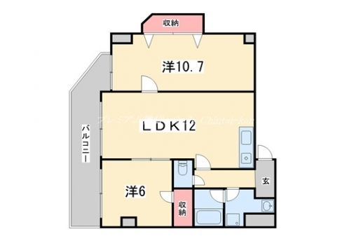コーポ寫楽 間取り図