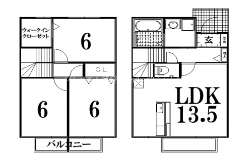 ボナール岩倉 間取り図