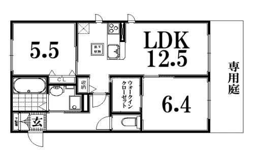 ラヴィニールアン 間取り図