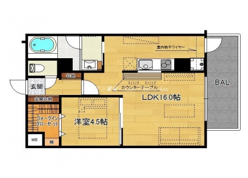 ROOM-SOAR御所西 間取り図