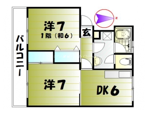 コトウォール夷川 間取り図