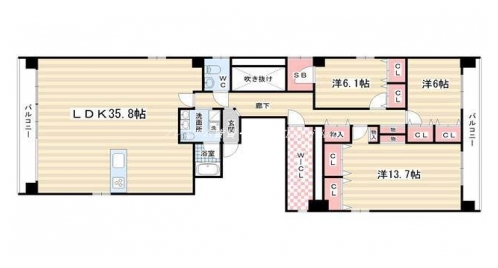 ＳＥＥＤin京都堀川 間取り図