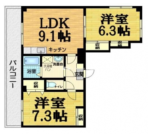 北山乃彬 間取り図