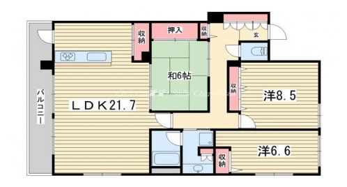 サンシティ御所南 間取り図