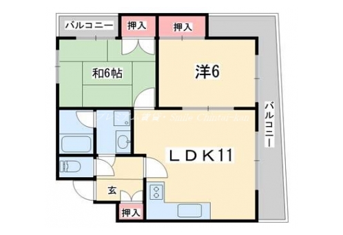 シェモア河原町 間取り図