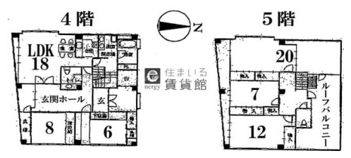バウムビル 間取り図