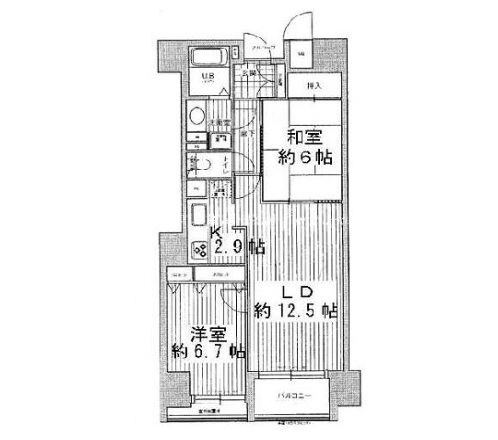 ファヴィエ四条西洞院 間取り図