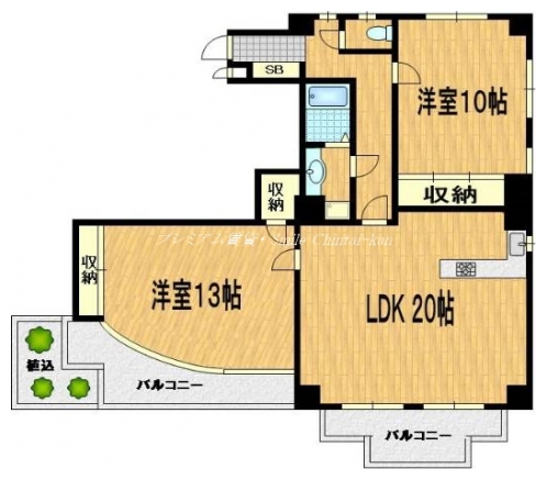 エグゼ東山 間取り図